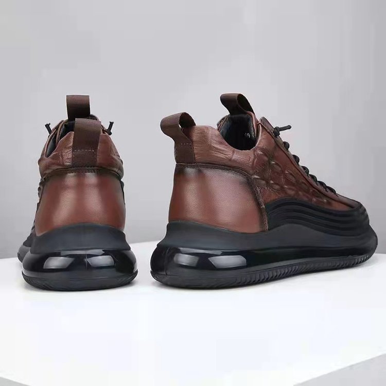 Herren Casual Rindsleder Air Cushion Schuhe