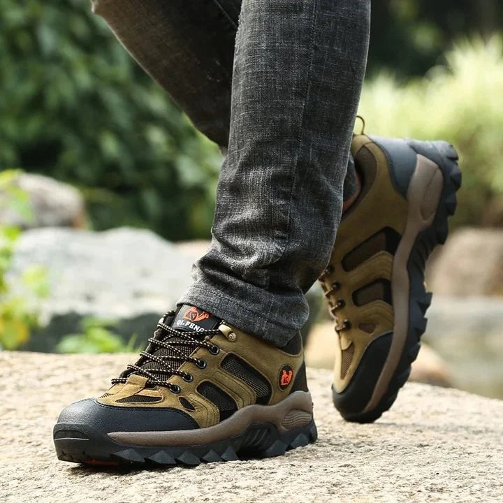 Herren Komfort-Orthopädie-Gehschuhe aus echtem Leder