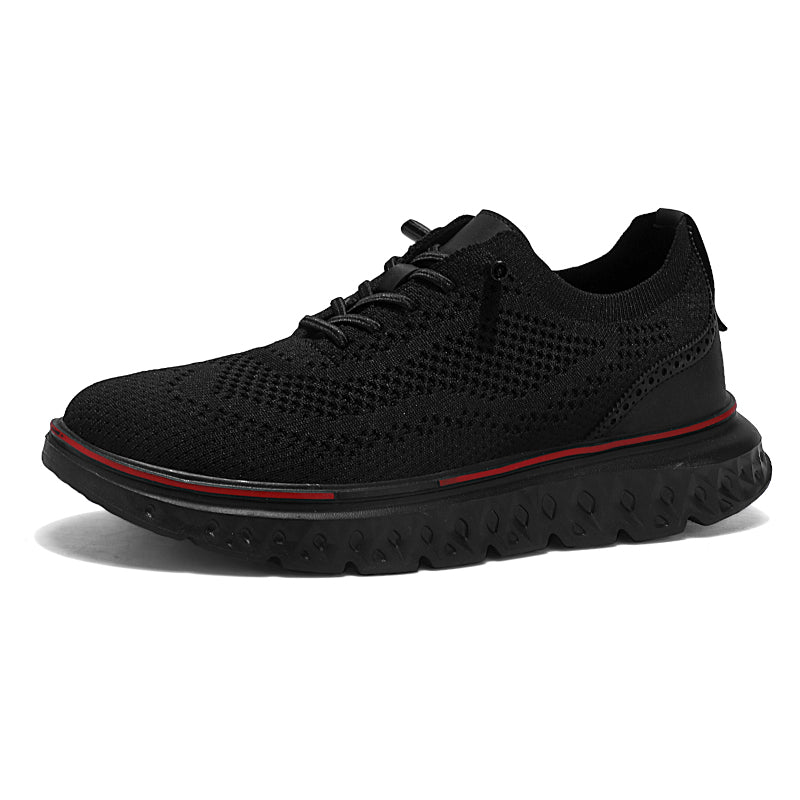 Herren Slip-On-Oxford-Schuhe ohne Verschluss