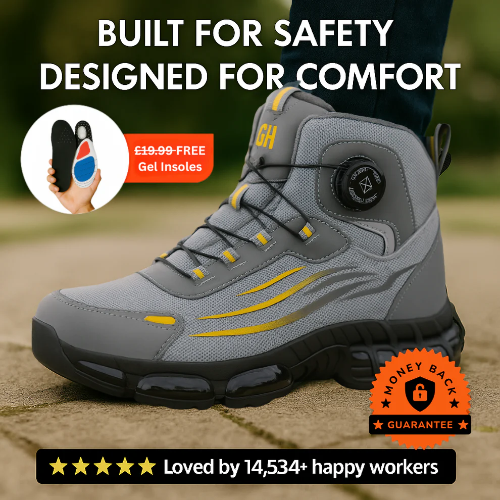 AirStride™ 2.0 Sicherheitsschuhe – Endlich Arbeitsstiefel, die Ihre Füße nicht töten