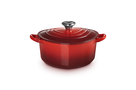 Cast Iron Heart Shaped Casserole with Heart Knob