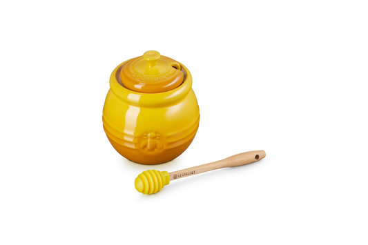 Stoneware Honey Pot with Dipper