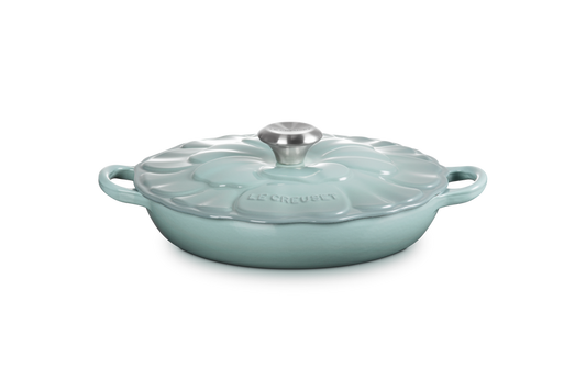 Cast Iron Petal Shallow Casserole