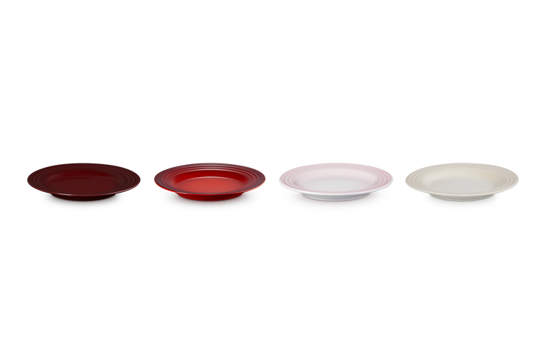 Stoneware Petits Fours Set of 4 Appetiser Plates
