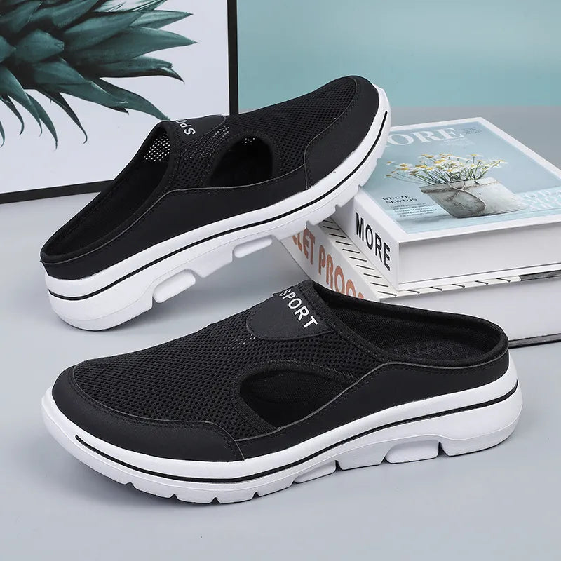 BEQUEME, ATMUNGSAKTIVE HERREN-SPORT-SANDALEN MIT STÜTZFUNKTION