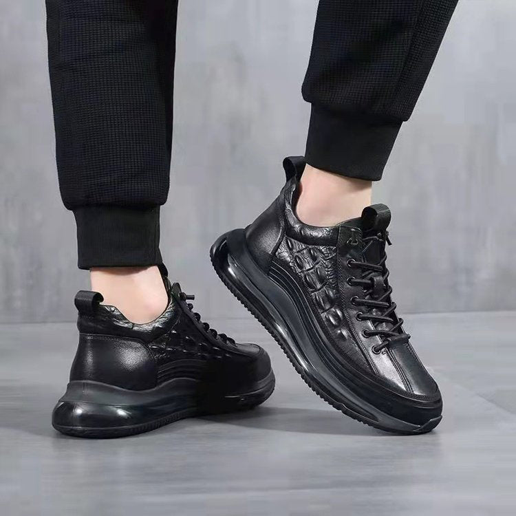Herren Casual Rindsleder Air Cushion Schuhe