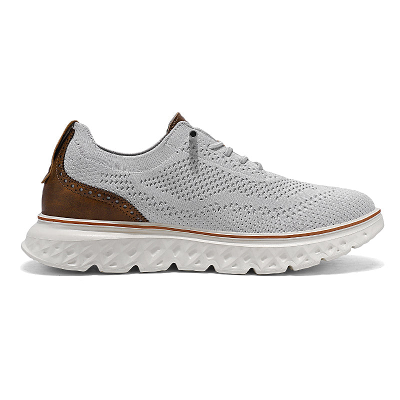 Herren Slip-On-Oxford-Schuhe ohne Verschluss