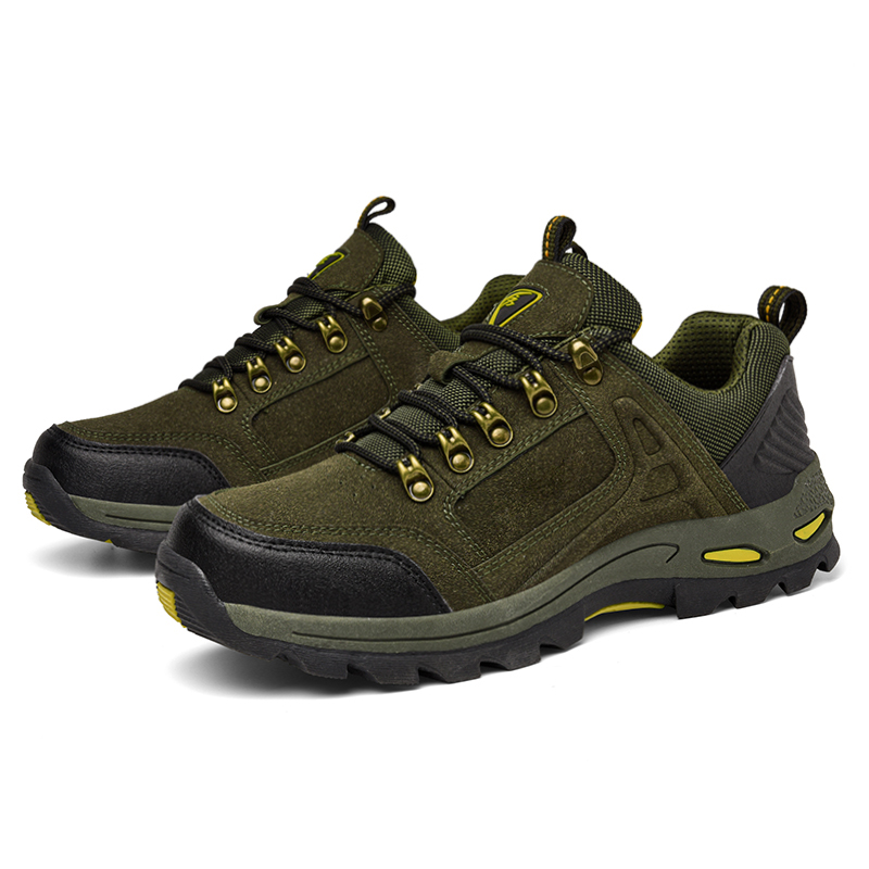 Herren-Wanderschuhe & Arbeitsschuhe, rutschfest, Weite Passform, Fußgewölbestütze, gedämpft