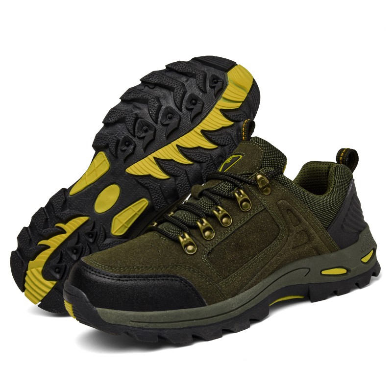 Herren-Wanderschuhe & Arbeitsschuhe, rutschfest, Weite Passform, Fußgewölbestütze, gedämpft