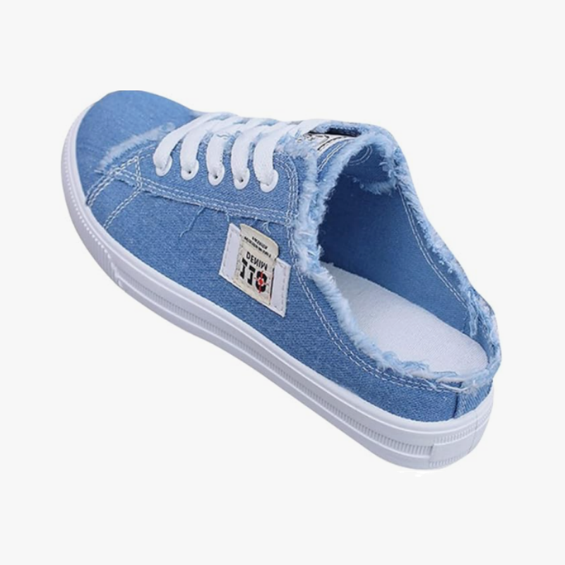 Damen-Denim-Mules-Sneaker