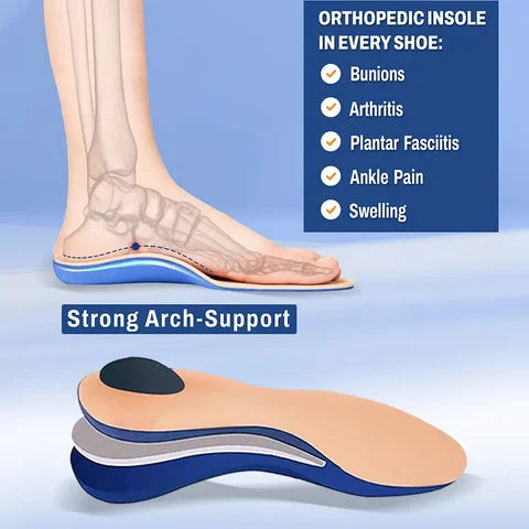 Herren Komfort-Orthopädie-Gehschuhe aus echtem Leder