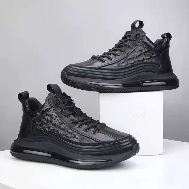 Herren Casual Rindsleder Air Cushion Schuhe