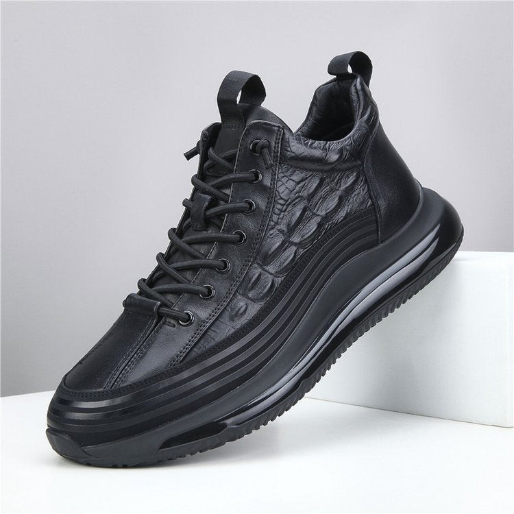 Herren Casual Rindsleder Air Cushion Schuhe