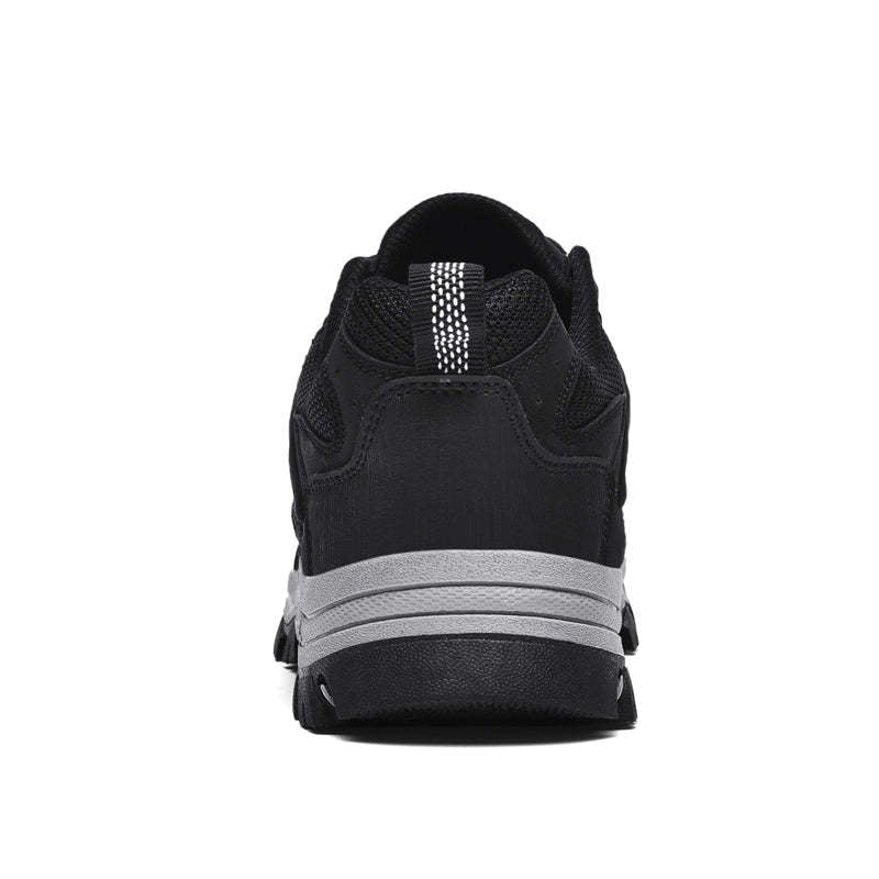 Herren Outdoor Wanderschuhe – Atmungsaktive, wasserdichte Halbschuhe mit rutschfester Traktion, abriebfester Konstruktion & orthopädischer Zehenfreiheit mit Fußgewölbestütze