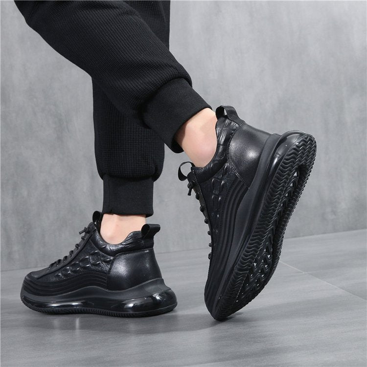 Herren Casual Rindsleder Air Cushion Schuhe