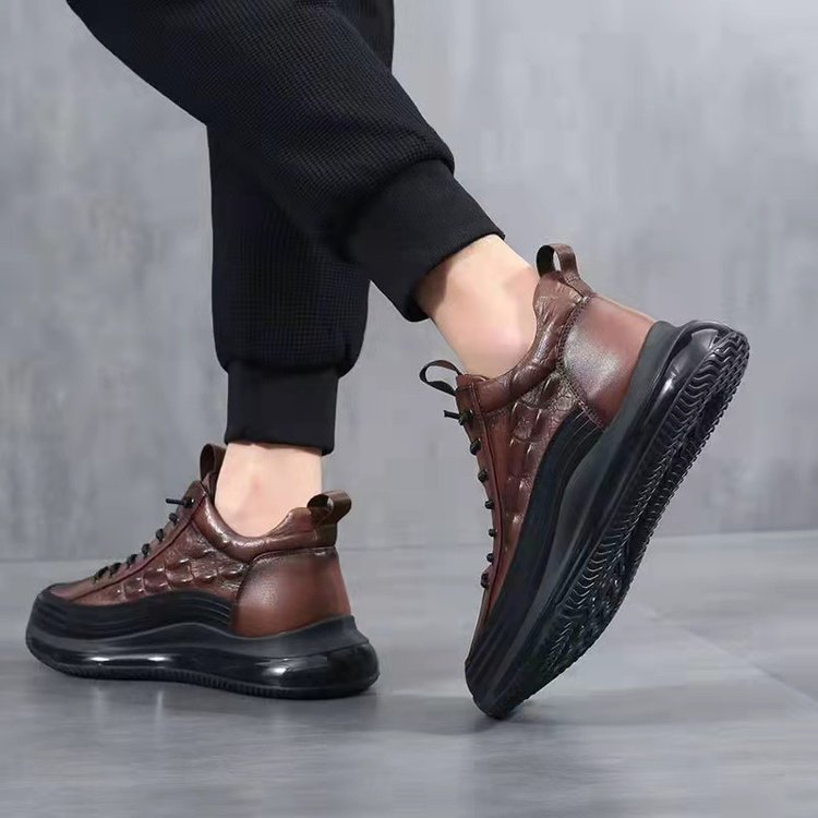 Herren Casual Rindsleder Air Cushion Schuhe