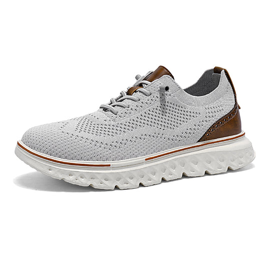 Herren Slip-On-Oxford-Schuhe ohne Verschluss