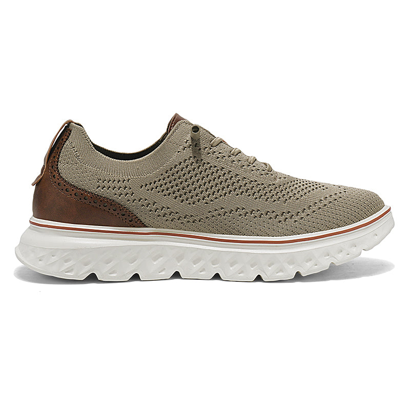 Herren Slip-On-Oxford-Schuhe ohne Verschluss
