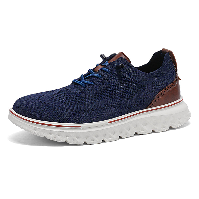 Herren Slip-On-Oxford-Schuhe ohne Verschluss